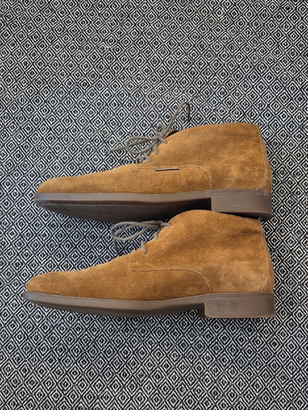 Mephisto Mens Claudio Brown Suede Ankle Boots Size 10 - Picture 6 of 12